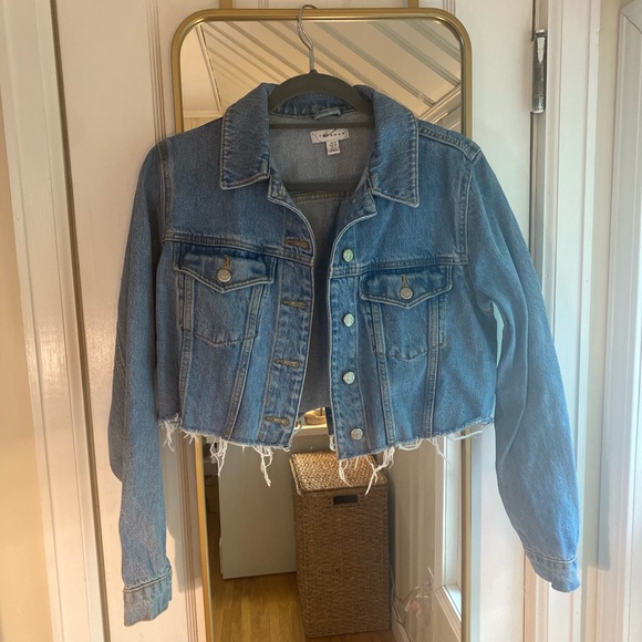 Topshop Jackets & Blazers - Topshop cropped denim jacket